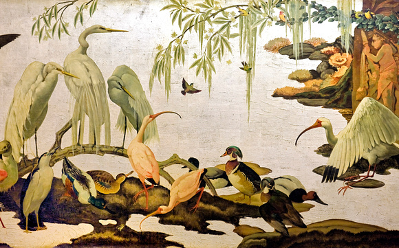 Birds Of The New World, (artwork aboard the Queen Mary of Long Beach)
