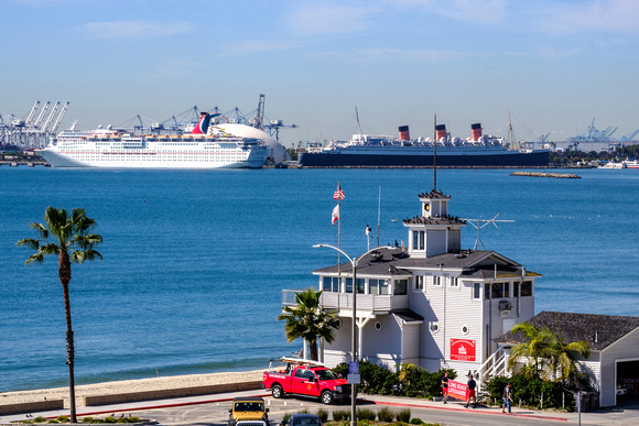 View of Queen Mary from Bluff Park