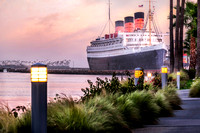 Twilight View of Queen Mary