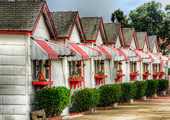 Cottages and Garages, Sunset Beach, Ca.