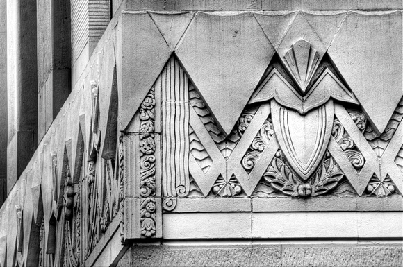 Detail 9 of the Lafayette Building, Long Beach, California