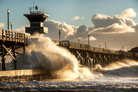 Storm and Surf, Seal Beach Pier