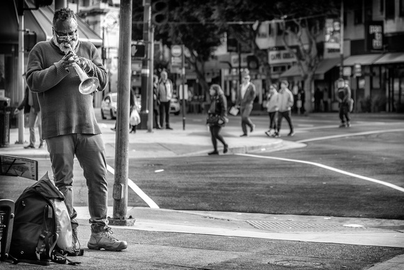 Street Musician, San Francisco