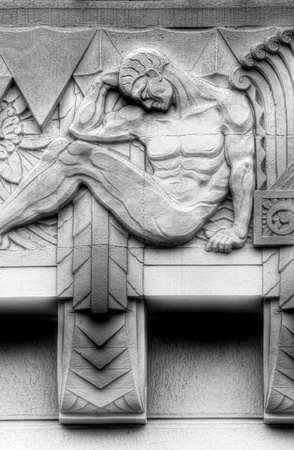 Detail 3 of the Lafayette Building, Long Beach, Calfornia