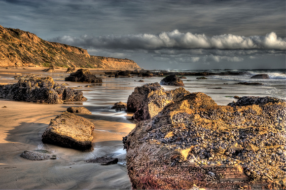Coastline And Stormy Afternoon, Crystal Cove State Park